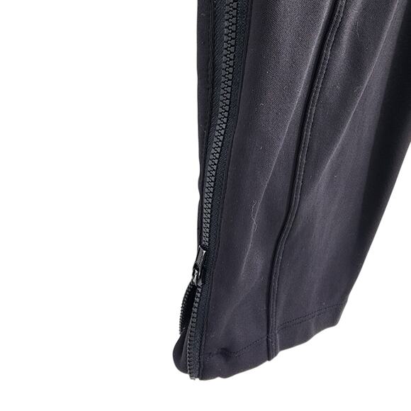 Athleta Delancey Moto Tight Size XL Black Zippered Ankle High Waist Zipper Pants - Picture 2 of 5